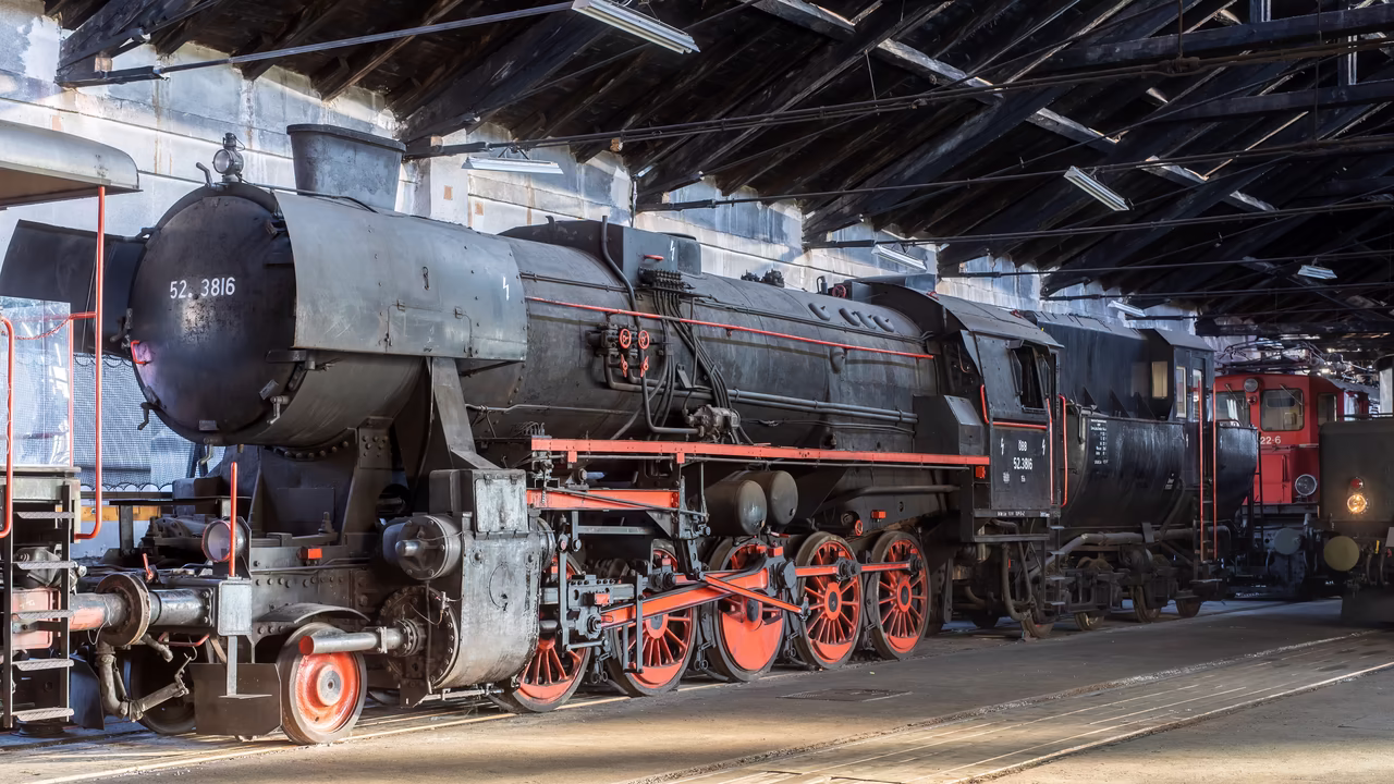 Dampflok Eisenbahnmuseum © EBFL-Brunner Images