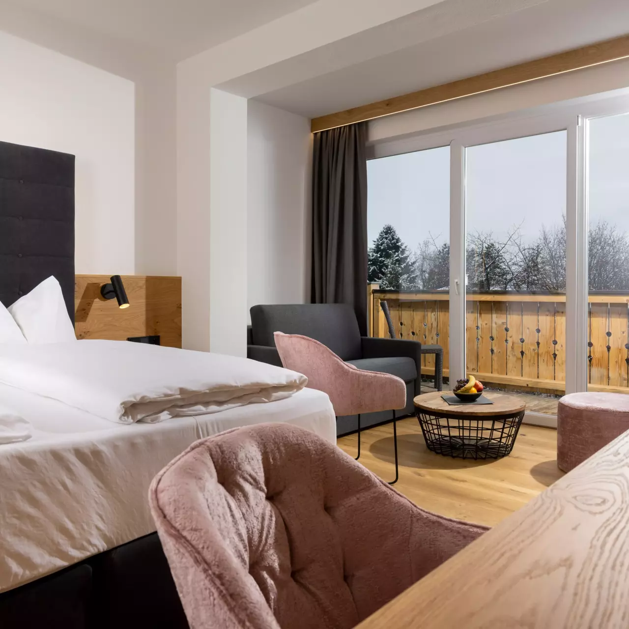 Zimmer mit gemütlichen Boxspringbetten - Hotel Moarhof © Martin Lugger