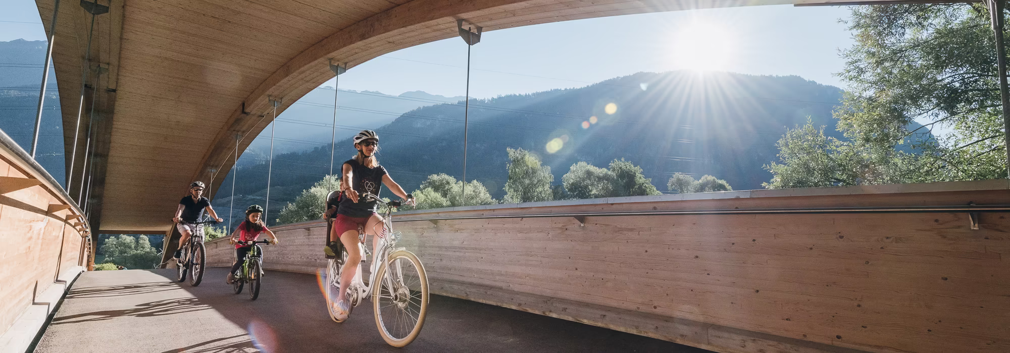 Familienausflug mit dem Rad © TVB Osttirol / Sam Strauss