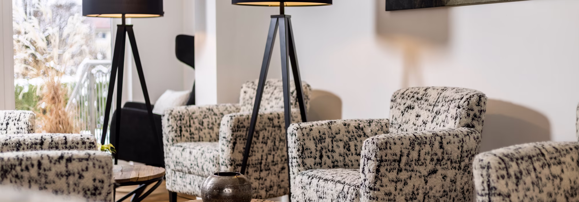 Moderne Lobby im Hotel Moarhof © Martin Lugger