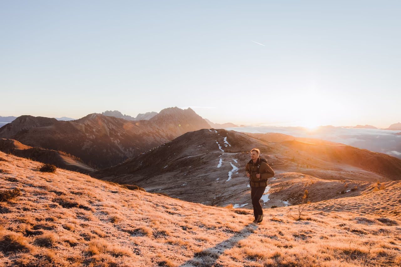 Sonnenaufgang am Golzentipp © TVB Osttirol / Elias Bachmann