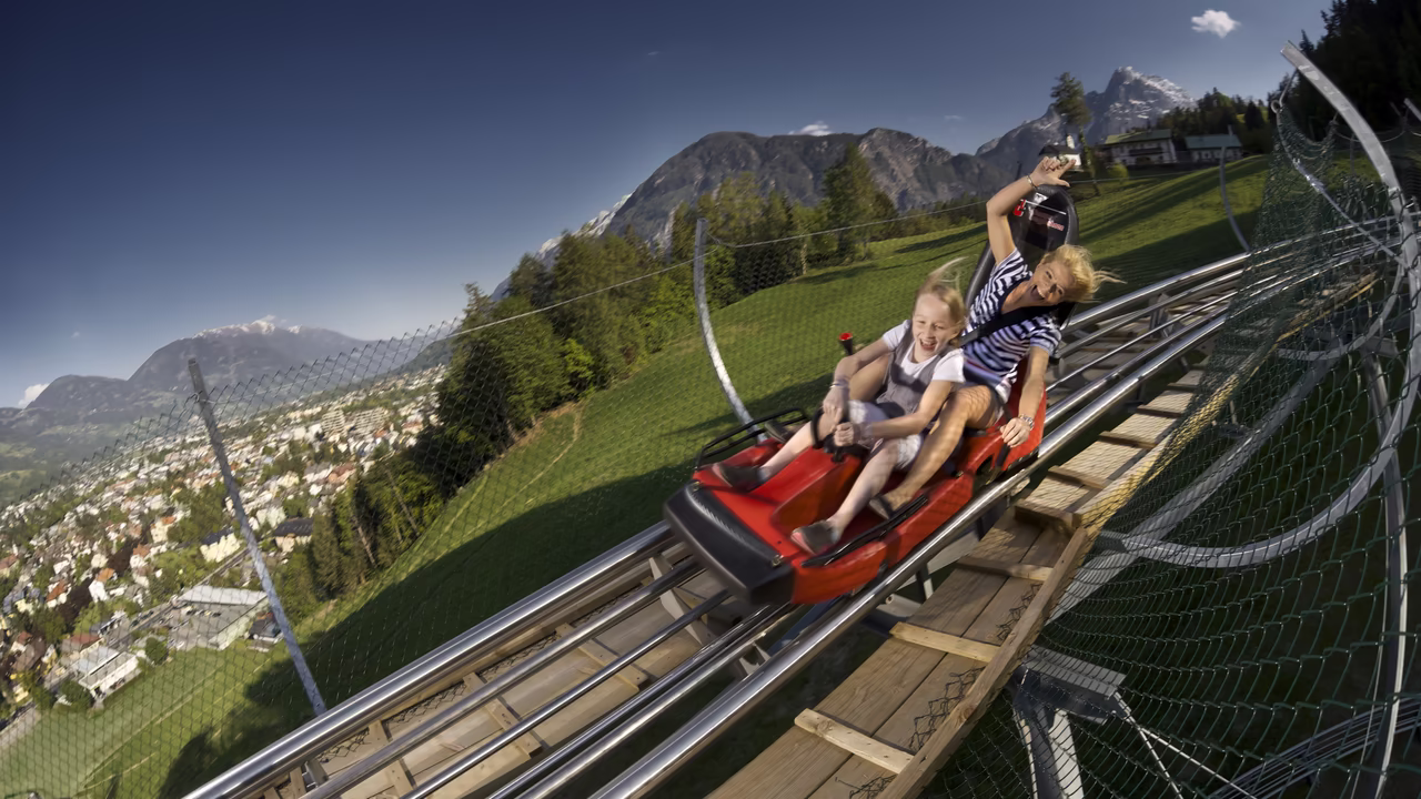 Familienspaß mit dem Alpine Coaster Osttirodler © TVB Osttirol / Martin Lugger